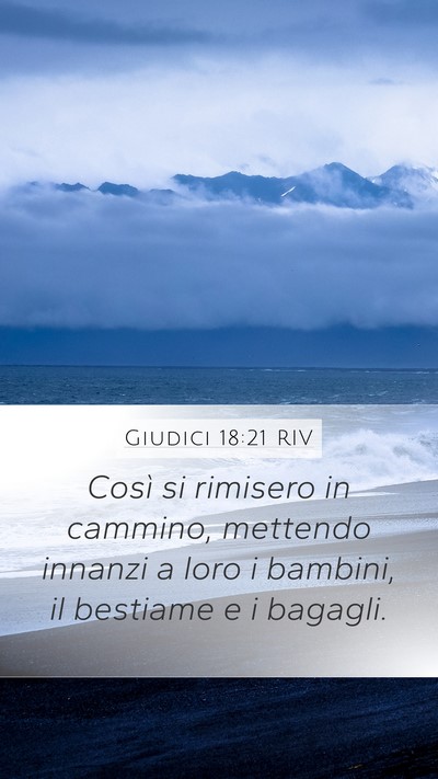 Giudici 18:21 RIV Bible Verse Image