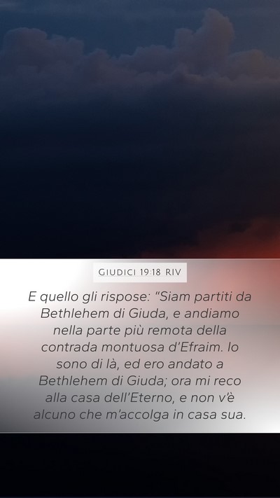 Giudici 19:18 RIV Bible Verse Image