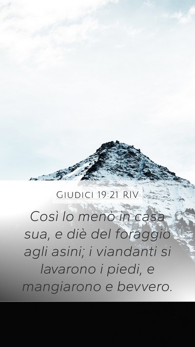 Giudici 19:21 RIV Bible Verse Image