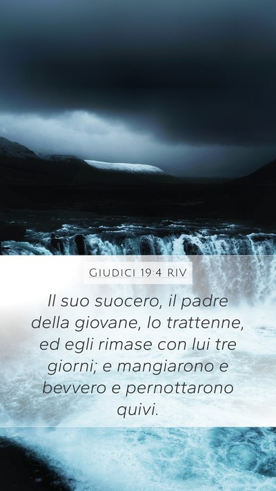 Giudici 19:4 RIV Bible Verse Image