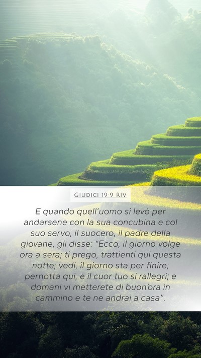 Giudici 19:9 RIV Bible Verse Image
