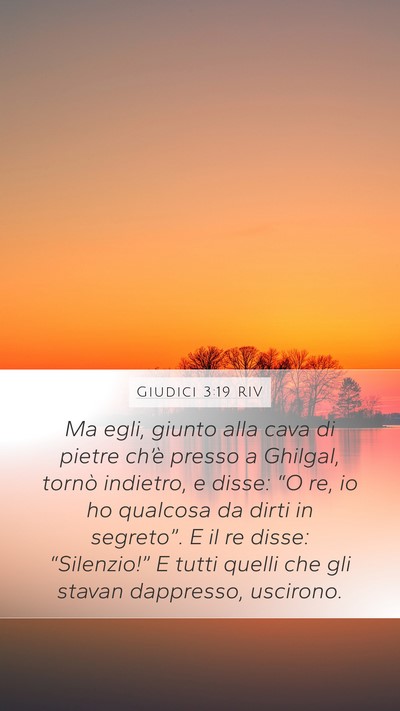 Giudici 3:19 RIV Bible Verse Image