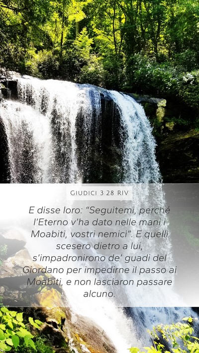 Giudici 3:28 RIV Bible Verse Image