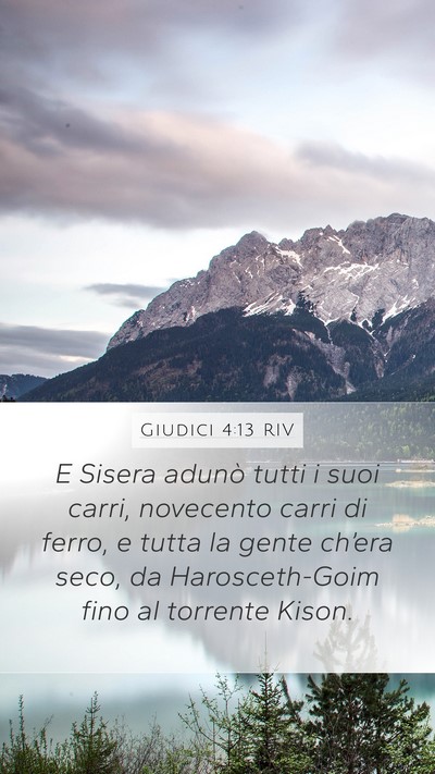Giudici 4:13 RIV Bible Verse Image