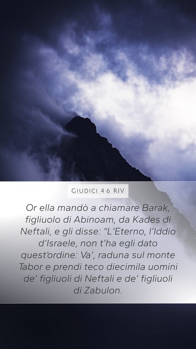 Giudici 4:6 RIV Bible Verse Image