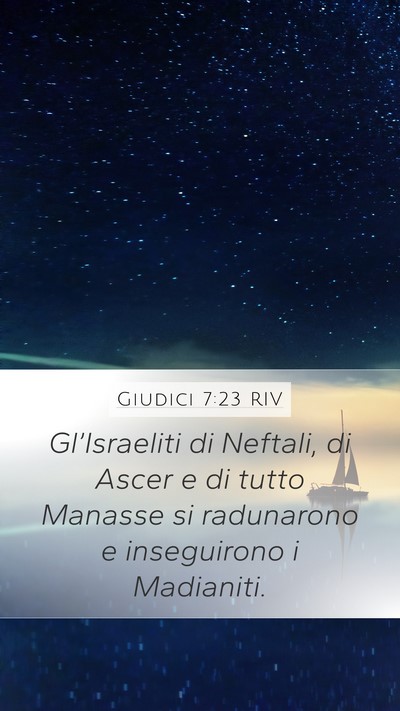 Giudici 7:23 RIV Bible Verse Image
