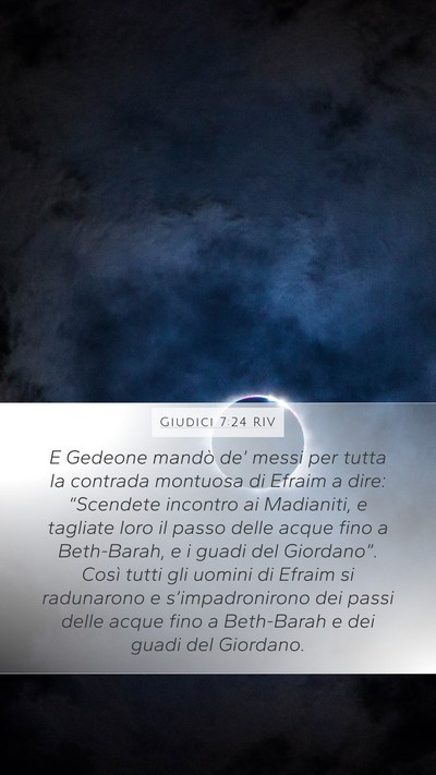 Giudici 7:24 RIV Bible Verse Image