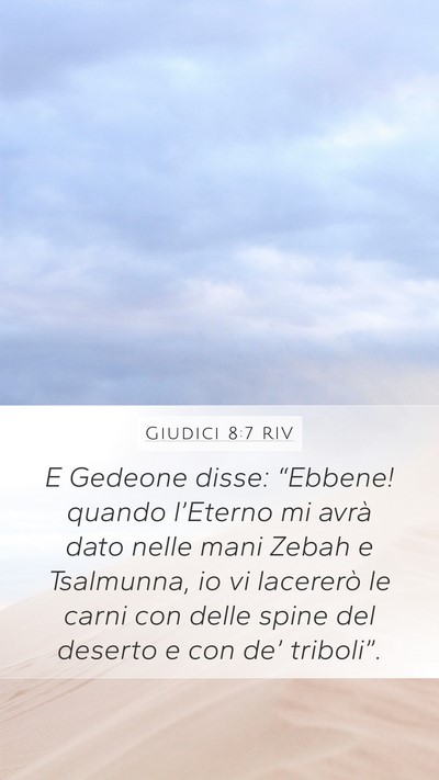 Giudici 8:7 RIV Bible Verse Image