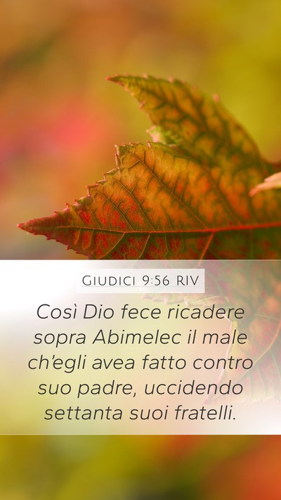 Giudici 9:56 RIV Bible Verse Image