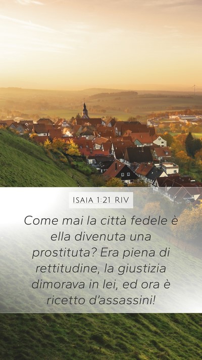Isaia 1:21 RIV Bible Verse Image