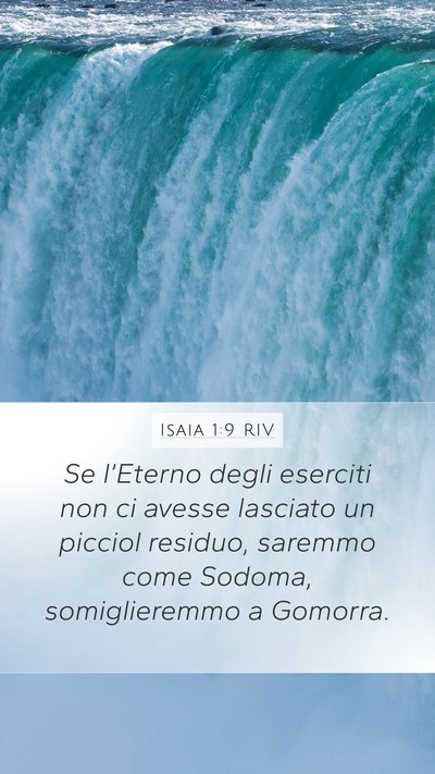 Isaia 1:9 RIV Bible Verse Image