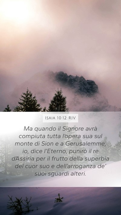 Isaia 10:12 RIV Bible Verse Image