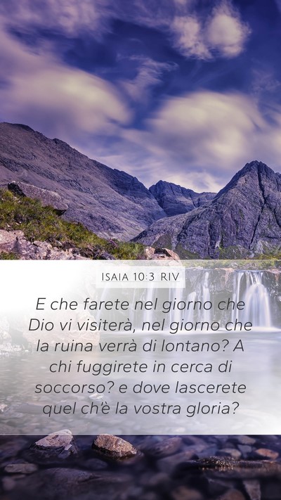 Isaia 10:3 RIV Bible Verse Image