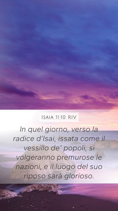 Isaia 11:10 RIV Bible Verse Image