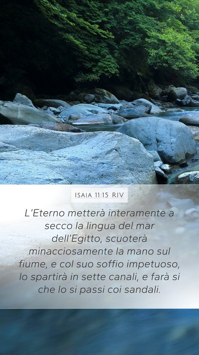 Isaia 11:15 RIV Bible Verse Image