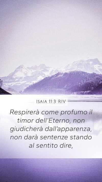 Isaia 11:3 RIV Bible Verse Image