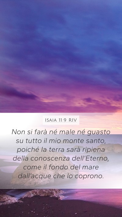 Isaia 11:9 RIV Bible Verse Image