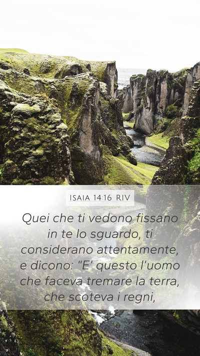 Isaia 14:16 RIV Bible Verse Image