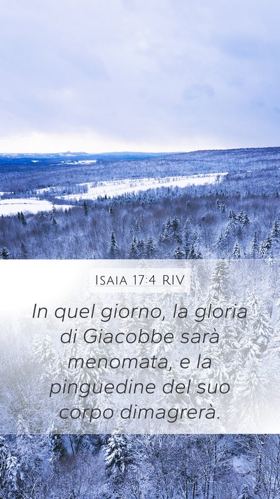 Isaia 17:4 RIV Bible Verse Image