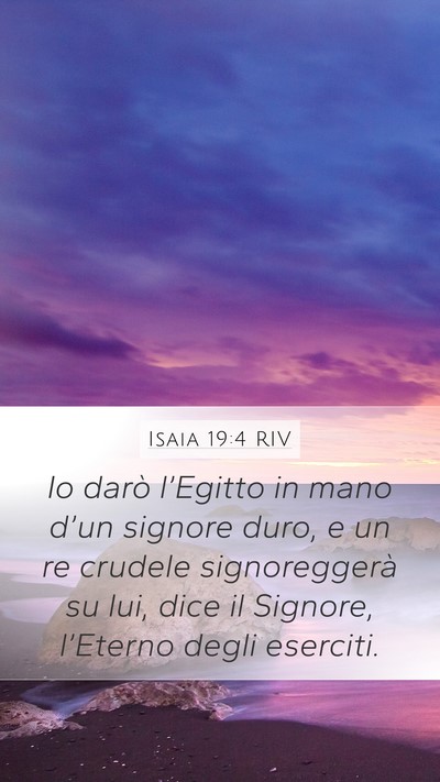 Isaia 19:4 RIV Bible Verse Image