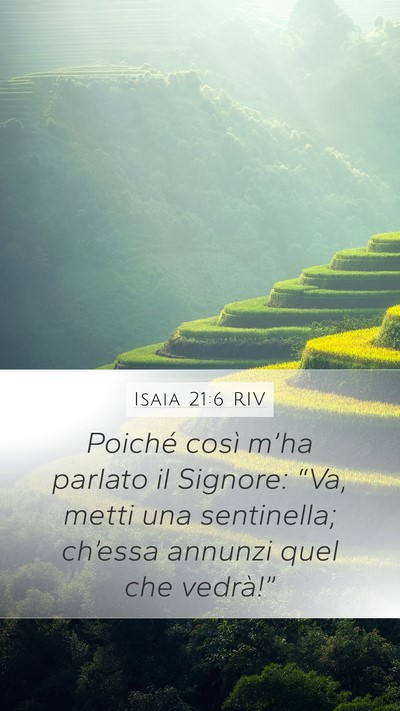 Isaia 21:6 RIV Bible Verse Image