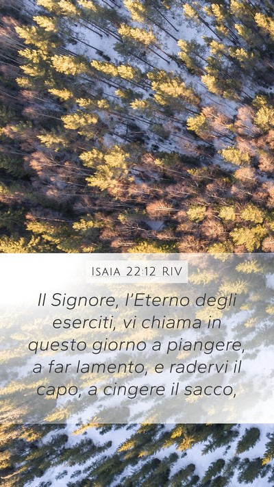 Isaia 22:12 RIV Bible Verse Image