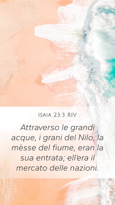 Isaia 23:3 RIV Bible Verse Image