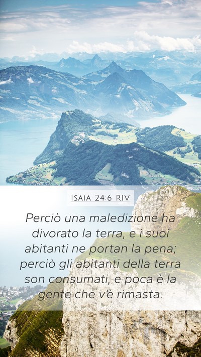 Isaia 24:6 RIV Bible Verse Image