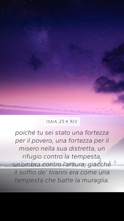 Isaia 25:4 RIV Bible Verse Image