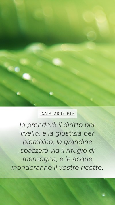 Isaia 28:17 RIV Bible Verse Image