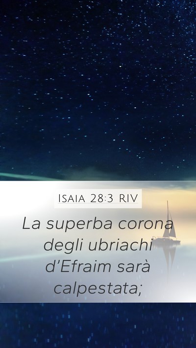 Isaia 28:3 RIV Bible Verse Image