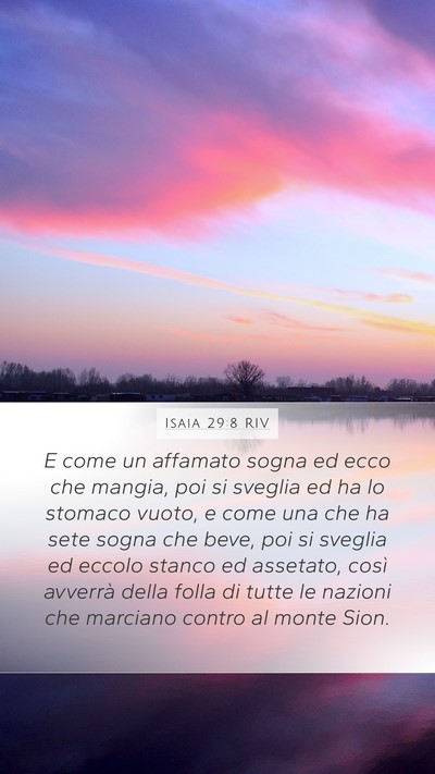 Isaia 29:8 RIV Bible Verse Image