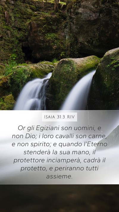 Isaia 31:3 RIV Bible Verse Image