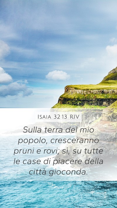 Isaia 32:13 RIV Bible Verse Image