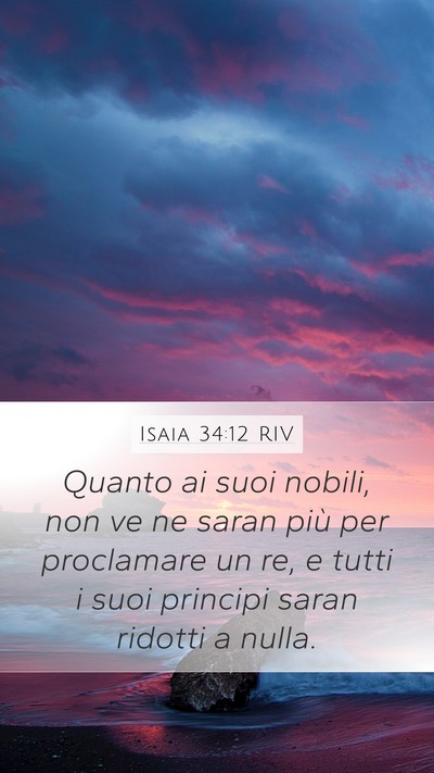 Isaia 34:12 RIV Bible Verse Image