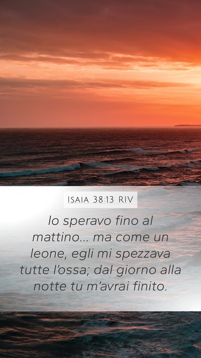 Isaia 38:13 RIV Bible Verse Image