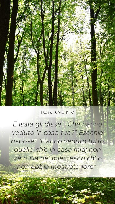 Isaia 39:4 RIV Bible Verse Image