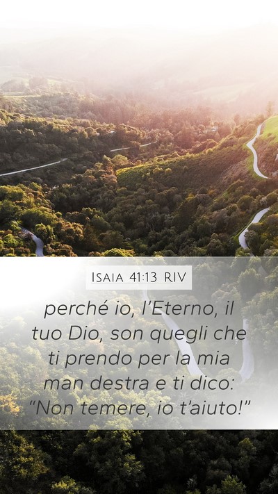 Isaia 41:13 RIV Bible Verse Image