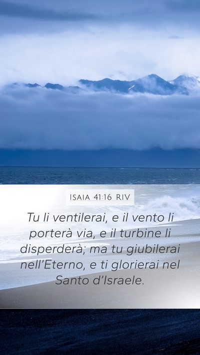 Isaia 41:16 RIV Bible Verse Image