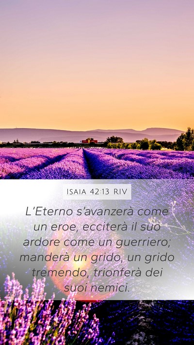 Isaia 42:13 RIV Bible Verse Image