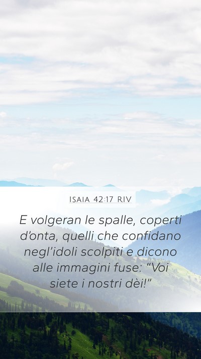 Isaia 42:17 RIV Bible Verse Image