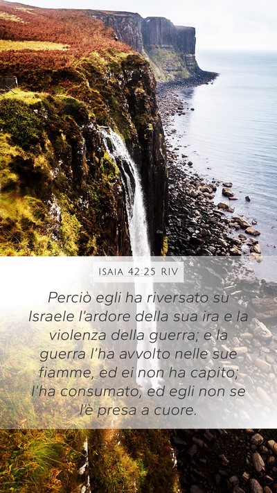 Isaia 42:25 RIV Bible Verse Image