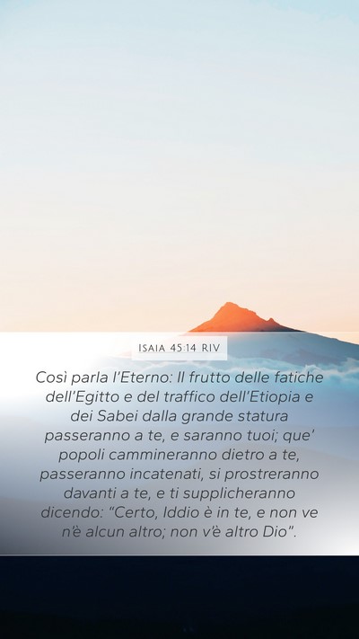 Isaia 45:14 RIV Bible Verse Image