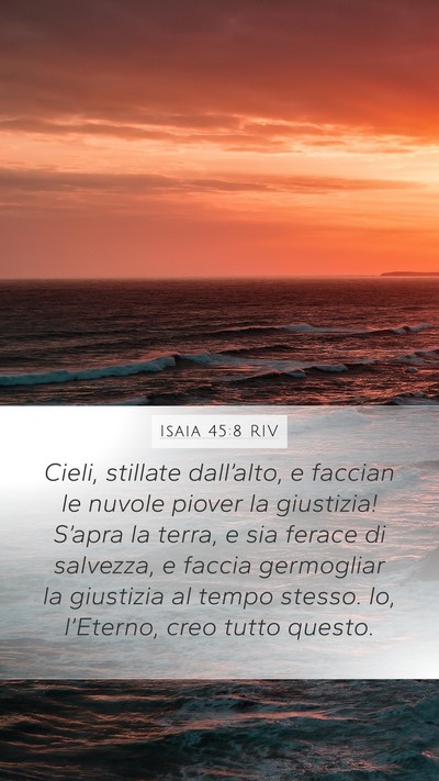 Isaia 45:8 RIV Bible Verse Image