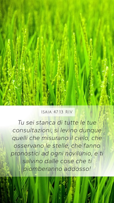 Isaia 47:13 RIV Bible Verse Image