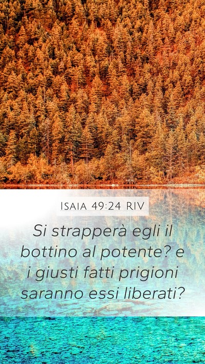 Isaia 49:24 RIV Bible Verse Image