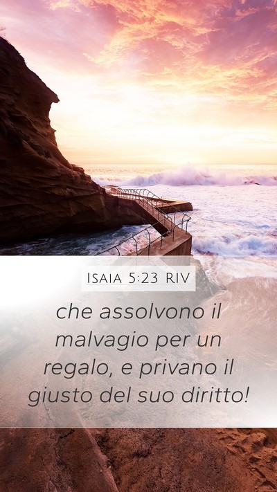 Isaia 5:23 RIV Bible Verse Image