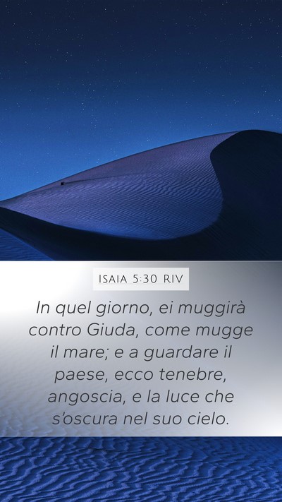 Isaia 5:30 RIV Bible Verse Image