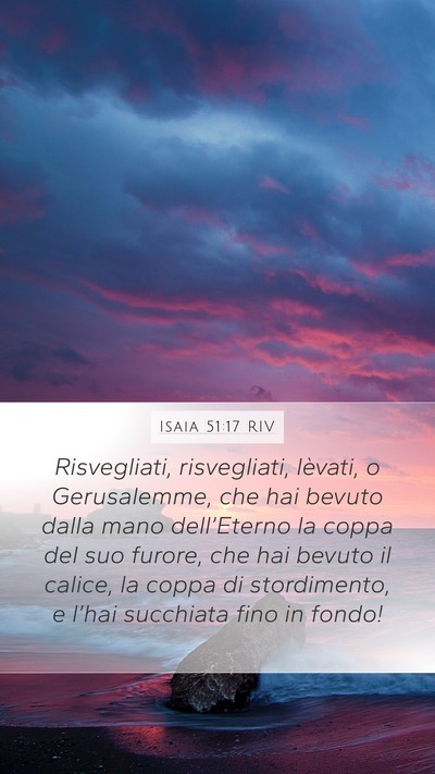 Isaia 51:17 RIV Bible Verse Image