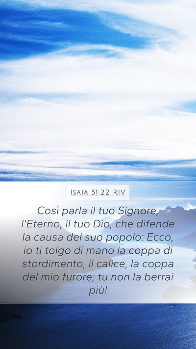 Isaia 51:22 RIV Bible Verse Image